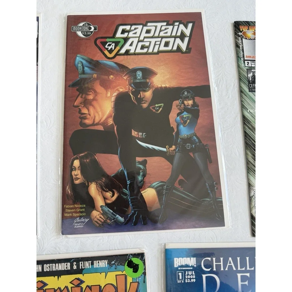 Lot 5‎ Indie Comic Books Grimjack Captain Action City Heroes Challenger Deep